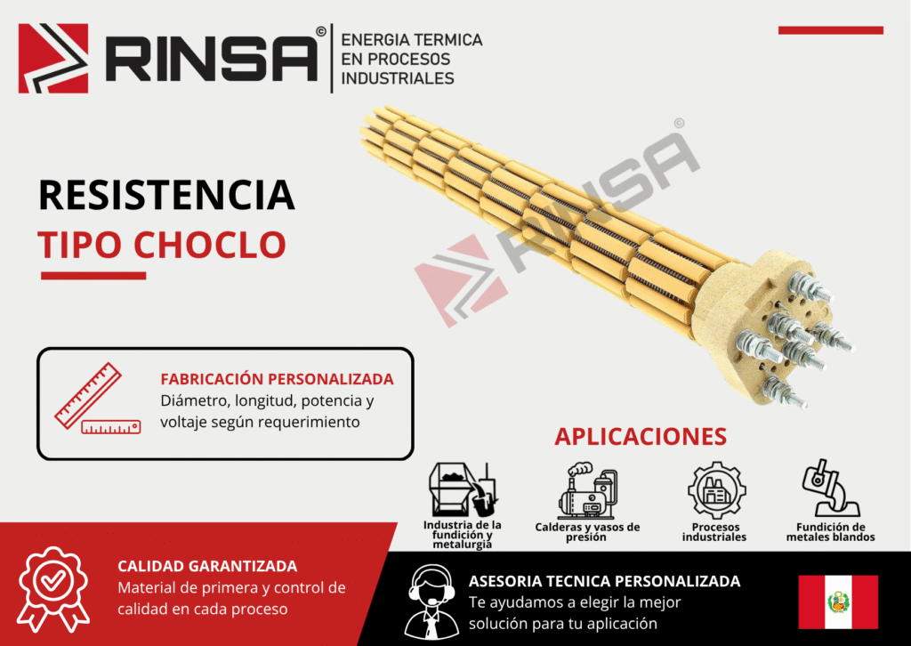 RESISTENCIA TIPO CHOCLO - RINSA