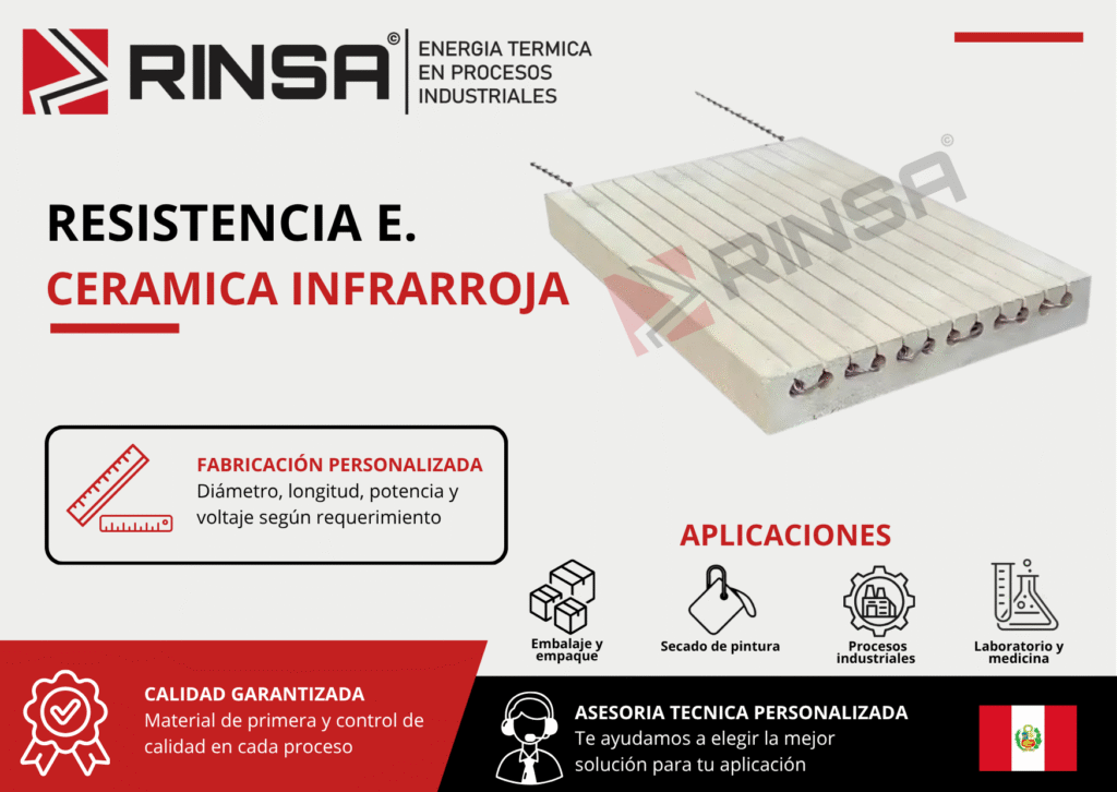 Resistencias Eléctricas Cerámicas Infrarrojas - RINSA