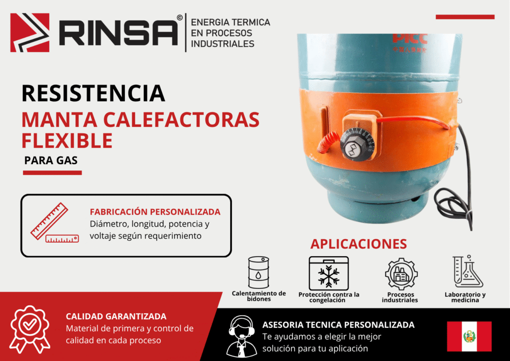 RESISTENCIA MANTA CALEFACTORA FLEXIBLE - RINSA