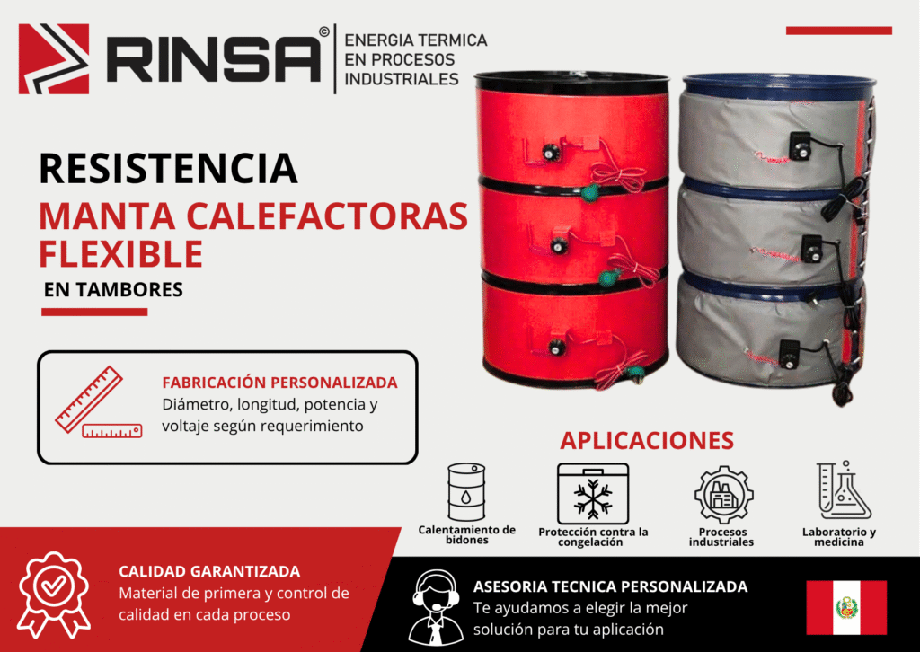 RESISTENCIA MANTA CALEFACTORA FLEXIBLE - RINSA